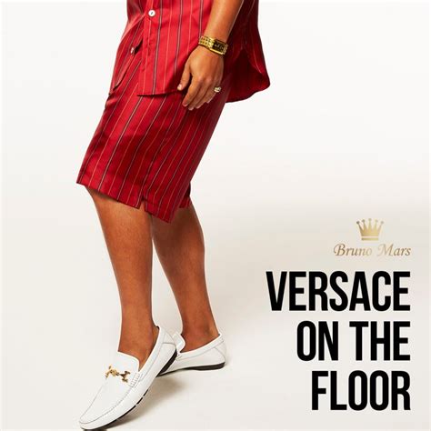 what does versace on the floor mean|turn on bruno mars.